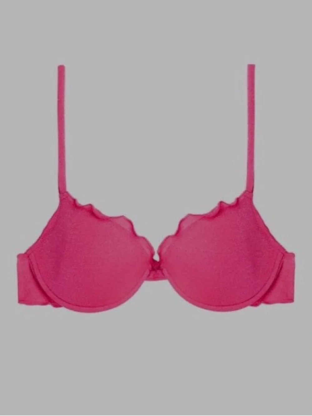 NWT Calzedonia Pink Formentura Bikini Push Up Top size XL & L Brazilian bottoms - Picture 11 of 14